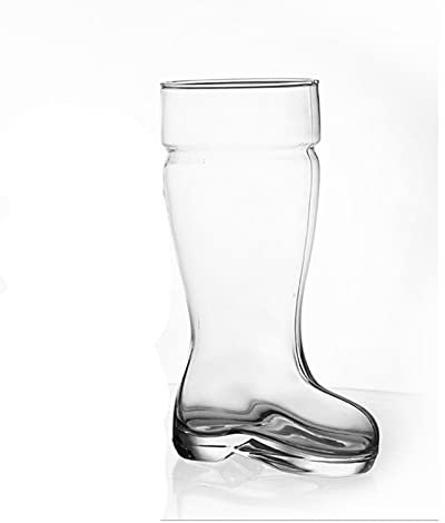 Beer Mugs & Steins Beer Glass Oktoberfest Themed Large Oversize Stein That Holds Over 2 Bottles Perfect for Parties Drinking Game and Festivals 45 Ounces Glass Beer Steins Beer Glasses
