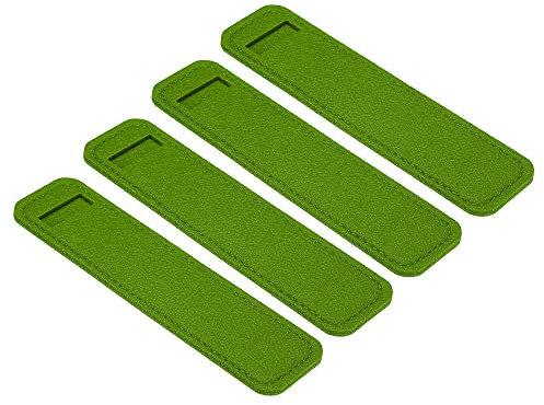 PATIKIL Filzstift Etui 12Pack Stifteetui Kugelschreiber-Etui Filz Bleistift Tasche Mini Schutzhülle Etui Halter Grün