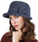 Adigaber Cappello Invernale per Donna Calda Bordi arrotolati Cloche Berretto con Fiocco Regolabile