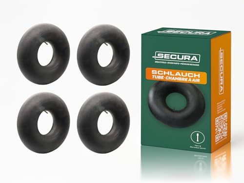 SECURA 4 Tuyau 20x8.00-10 / 20x10.00-10 compatible avec tondeuse autoportée Tracteur de pelouse