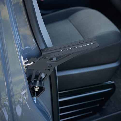 VICKYWOOD Universal Auto Tür Trittstufe 2.0 Klappbar 180 Kg schwarz