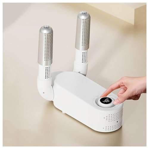 Shoes Dryer Portable, Boot Warmer Dryer with Heat with Heat Fan Portable Folding Design and Timer, Boot Dryer Portable Shoes Dryer Portable for Camping Travelling or Skiing