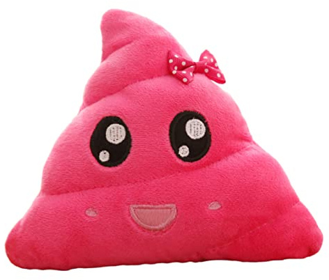 UPKOCH Poop Pillow Plush Cushion Soft Cartoon Throw Pillow 8 Inch Cozy Back Support for Home Office Car Decorative Fun