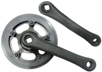 Harilla Kurbelgarnitur für Kinderfahrräder, Singlespeed-Reparatur, Fahrradzubehör, Leichter Kurbelersatz, Reitteil, Kinderkurbelgarnitur