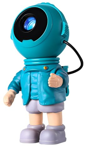 Proyector Star - Proyector nocturno para niños | Proyector LED Astronauta Galaxy | Lámpara de astronauta multifuncional | Luz nocturna para niños | Proyector nocturno inteligente resistente