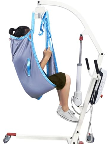 Patient Lift Sling, Full Body Lift Sling, Universal Transfer Sling for Elderly & Disabled, Patient Transfer Blanket & Elderly Lift Assist Device for Bed Positioning & Lifting (XL)