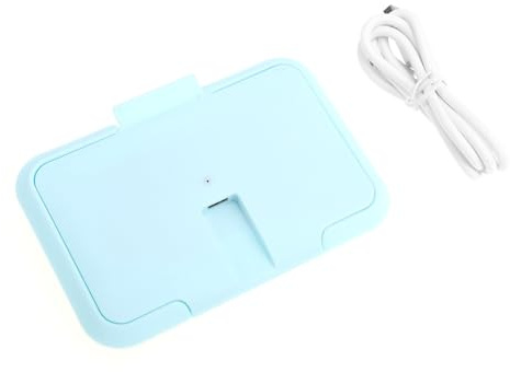 WOONEKY Riscaldatore per Salviette Umidificate per Bebè in Abs Compatibile Tutte le Marche, Design a Basso Consumo, Portatile per Uso Domestico e Auto