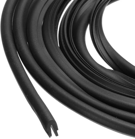 PATIKIL Bordure En Caoutchouc 8m/26.25ft Profilé En U Protecteur | Joint En Caoutchouc Pour Bords De 0.7mm Pour Portières De Voiture Trappes Angles De Table Tôles, 3.5mm L x 5mm H