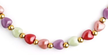 SINGULARU Halskette l'Amour à Paris Color Edelstahl vergoldet Damenschmuck