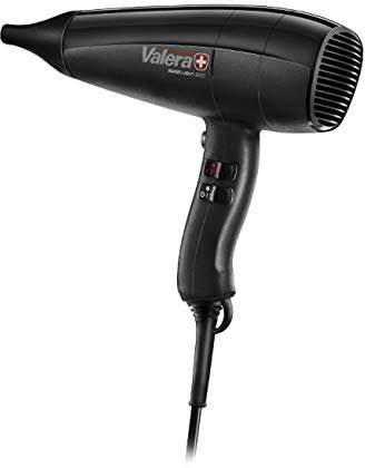 Valera, Swiss Light 3200, leichter professioneller Haartrockner, Föhn mit 3 Temperaturstufen und Abkühltaste, abnehmbarem Filter, Super-Flex-Kabel, 1600 W, Swiss Made