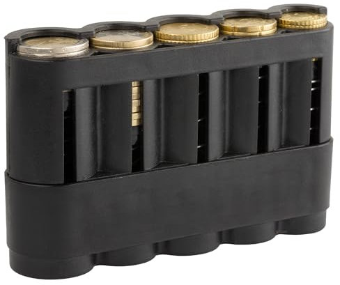 Münzhalter Taxifahrer Münz Halter Kellner Geldwechsler Euro und Münzbox Auto für Bar Restaurant Messe. Leichter Coin Holder und Coin Box für Einfache Kleingeld Aufbewahrung Kavali Concepts