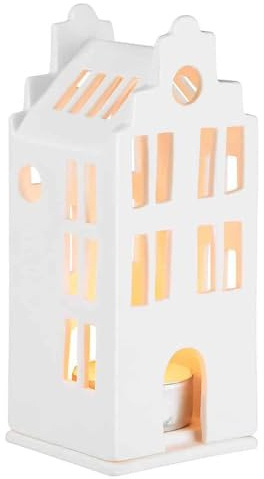 Räder Design - ZUHAUSE Mini Lichthaus Grachtenhaus 6 x 6 x 13,5 cm