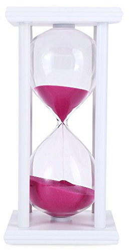 60 Minuten Sanduhr für Küche Schule Moderne Holz Sanduhr Sanduhr Teeuhr Home Dekoration Geschenk (#01)