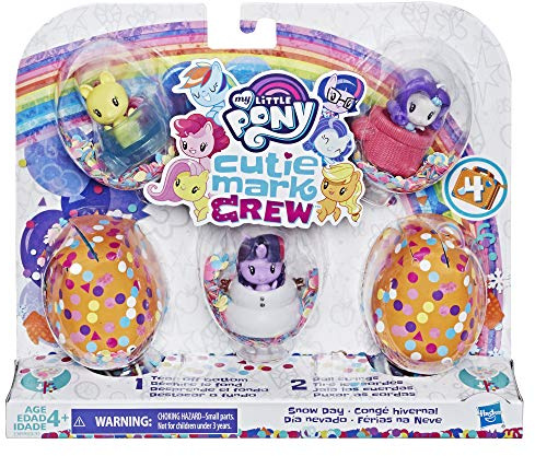 My Little Pony – Figuren Cutie Mark Crew Konfetti Überraschungen – Set mit 5 Cutie Mark Crew Thema Grand Gala – 5 cm