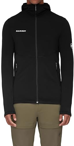 Mammut Aconcagua Light ML Hooded Jacket Men | Midlayer Jacke für Herren mit Kapuze | Schwarz, XL
