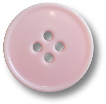 8er Set sehr leichte Kunststoffknöpfe in hellem Rosa - günstige B-WARE! Ø: ca. 20mm!