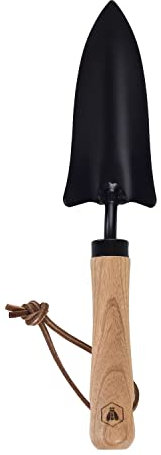 LAGUIOLE - LAGUIOLE, 40269053, Transplantoir de Jardinage, Multifonction, Creuser, Déplacer, Outil, Lame en Acier, Noir, Manche en Bois de Frêne Naturel