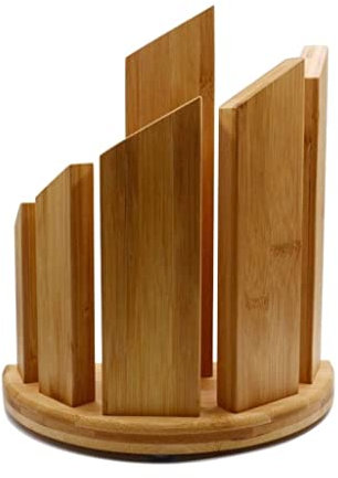 Ceppo per Coltelli Cucina Portacoltelli Portacoltelli Magnetico Con Potente Magnete, Grande Ceppo Portacoltelli In Legno Di Bambù, Portacoltelli Universale A Doppio Lato Blocco per Coltelli Ceppo Colt