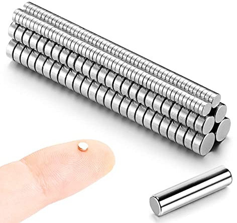 200 MEALOS Mini-Neodym-Magnete – 100 3x1 mm, 50 4x2 mm, 50 5x2 mm Seltenerdmagnete