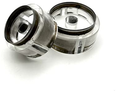 3dancraftit Handgefertigter super scharfer großer runder Kreis-Lochstanzer aus Leder, transparent, 29 mm