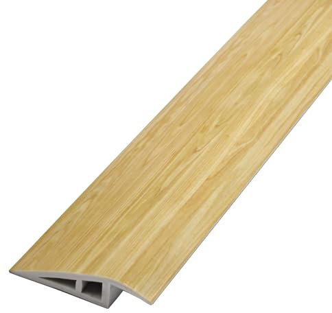 1M Übergangsprofil Selbstklebend für Parkett- und Laminatböden,Abdeckleiste,Vinyl Übergangsschiene Abschlussprofil,Schwellenübergang streifen,Bodenleiste, Niveau &höhenAusgleichsprofil,Teppichschienen