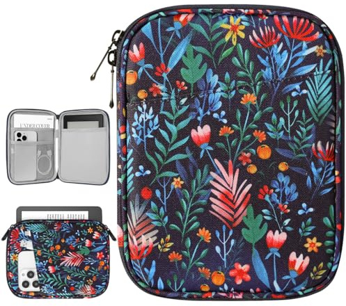 Vinabilia 6-7 Pulgadas Funda Bolsa Protectora para 6 Kindle, 7 Kindle Paperwhite/Colorsoft Signature Edition, 7 Kobo Libra Colour eReader, 6 Kobo Clara BW/Colour E-Reader, Bosque Nocturno