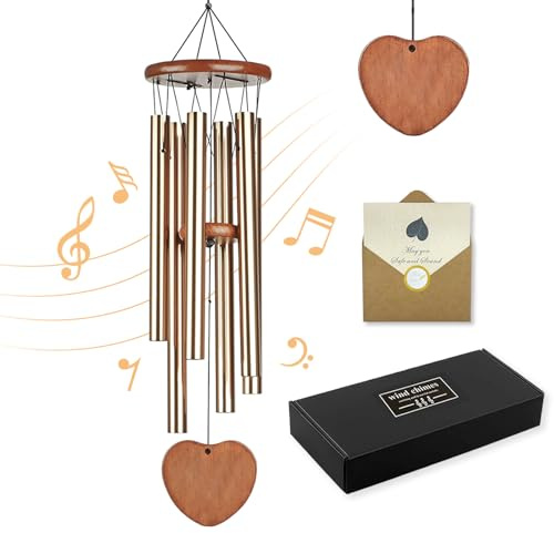 YITGOG Wind Chimes, 30Inch Large Aluminum Tubes Wind Chimes for Garden Yard Home Outdoor Indoor, for outside Memorial Windchimes Gifts for Mother Hanging Chimes