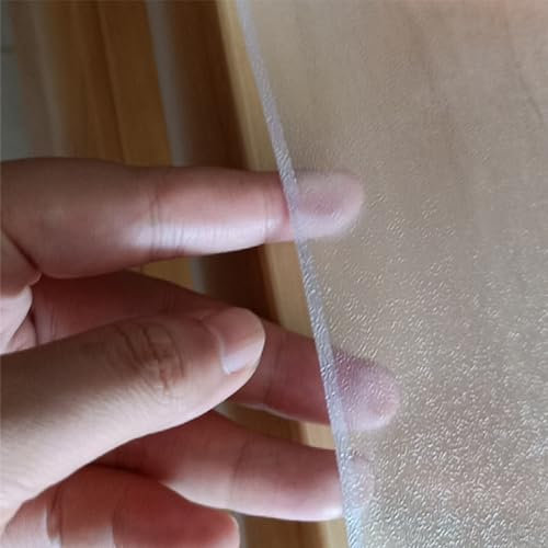PVC Schreibtischutransparent Nterlage Mattiert Blendfrei Schreibtischmatte 50x70cm,50x80cm,50x90cm,50x100cm,50x120cm,Tischschoner Wasserdichter Schutz Tischfolie Zum Selbstgestalten(60x120cm)