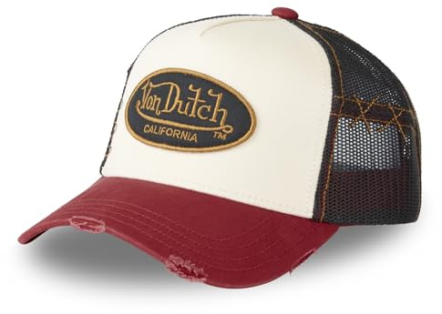 Von Dutch Kappe für Damen und Herren, Trucker-Kappe, Grau, verstellbar