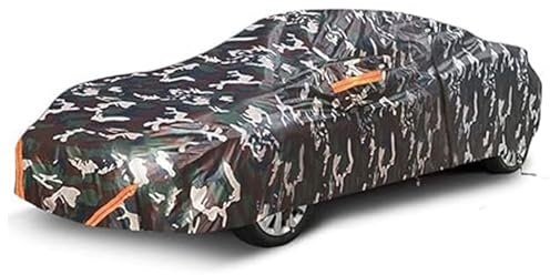 Blivysse Autoabdeckung Für BM𝙒 E46 3er Cabrio 1998-2006 Wasserdicht Staubdicht UV-Beständig Mit Reflexstreifen Autoplane Vollgarage(Camouflage)