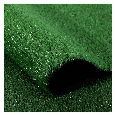 QPHRYBMW Kunstrasen Kunstrasen, realistischer Kunstrasen, for drinnen und draußen, Garten, Landschaft, Balkon, DIY, Schulen, Begrünung, Grasmatte Kunstrasen Outdoor(Dark Green,1pc 200x50cmx1.5cm)
