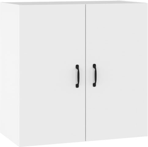 HETFTJN Mobiletto Esterno Balcone Madia Cucina Armadietto Salvaspazio Mobile Sala - Armadietto a Muro Bianco 60x31x60 cm Legno Multistrato per Cucina Camera Di Servizio Sala Studio Camera Da Letto