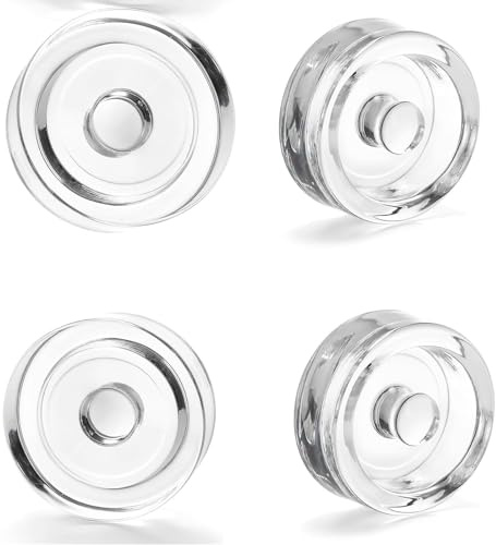 Yudobliss Pesos de Fermentación, 4 Piezas de Piedra de Peso, Pesas Para Tarros de Conserva de Pepino, Pesas de Vidrio Para Fermentación Ø 7cm, Pesas de Vidrio con Abertura Ancha,Para Fermentación