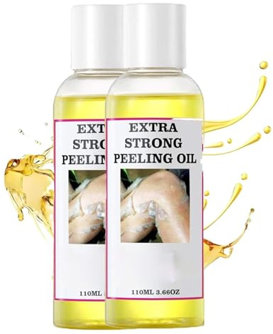 Body Renewal Peeling Oil for Smooth Looking Legs & Rough Skin 110ml (2pcs) | Helps remove dead skin buildup and smooth rough areas like elbows, knees and heels for softer, smoother-looking skin.