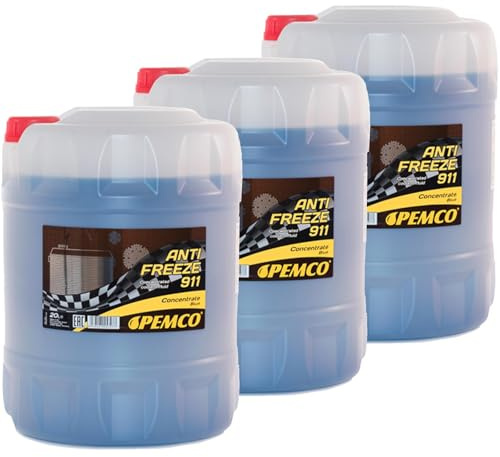 Pemco 3x PM0911C-20 Frostschutz (20 L) | 3x PM0911C-20, Pemco 911 Antifreeze (konzentrat)