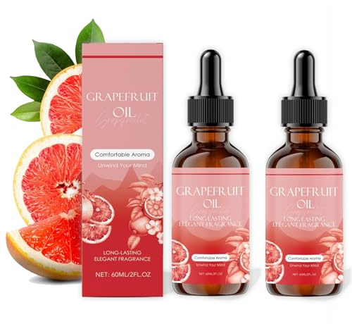 2PC Grapefruitkernextrakt Bio Tropfen – Frisch Und Spritzig, Laborgeprüft – Für Sauna, Diffusor & Aromatherapie