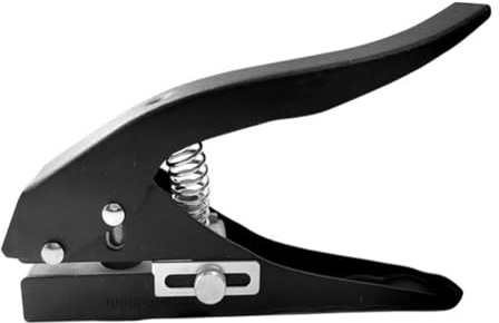SDGBCXD Locher, 10mm Kreislocher for Papier, handgeführt, rund, einzeln, for Ausweise, PVC-Karten, Abzeichen, Fotos (10mm)(10mm)