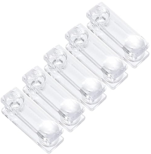 SUPVOX 5 Piezas Accesorios para Persianas de Ventana, Perilla de Plástico Transparente para Tirador de Cordón, Peso Ligero para Cortinas Enrollables, Complemento Funcional para