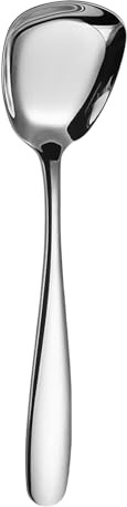 Cucharas medidoras cuadradas de acero inoxidable, cucharas de postre de cabeza cuadrada | Cucharas medidoras de té,Cuchara de comida para cena seca o líquida con agarre cómodo para mesa
