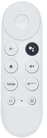 Télécommande Vocale De Remplacement TV 4K, Compatible avec La Télécommande Google Chromecast G9N9N GA01409-US GA01920-US GA01919-US GA01923-US GA02463