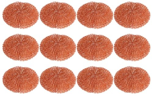 Alipis 12 Pièces Boule de Nettoyage en Laiton Marron pour Panne de Soudage, Nettoyeur Anti-oxydation, Élimine les Oxydes et Résidus de Soudure, Outil Pratique pour Entretien des Pointes