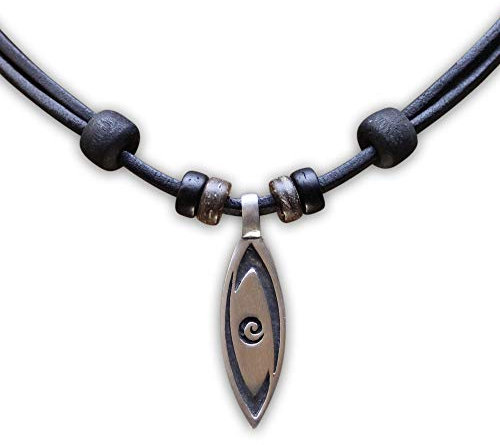 HANA LIMA Surferkette Surferhalskette Surfschmuck Lederkette Halskette Herren Damen