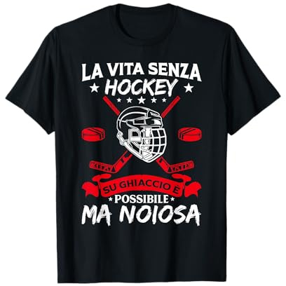 Ice Hockey Giocatori Hockey Su Ghiaccio Maglietta