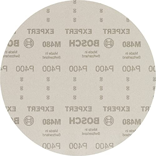 Bosch EXPERT M480 Schleifnetzscheibe, 225mm, K400, 25-tlg. | für Trockenbauwand, Hartholz, Körnung 400, Professional Zubehör Trockenbauschleifer
