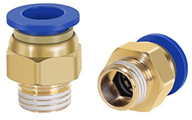 Garden Plumbing Hose Adapter 1/8'' 1/4'' 3/8'' 1/2'' External Thread 4 6 8 10 12mm in-line Pneumatic Connector to Connect Air Compressor Parts (Color : PC6 03)
