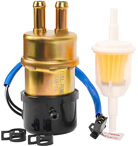 Road Passion 12V Elektrisch Kraftstoffpumpe Benzinpumpe Selbstansaugend Kompatibel für Intruder 700/1400 Boulevard S50//Cavalcade 1400//GSX1100G//Marauder 800// RF600R/RF900R
