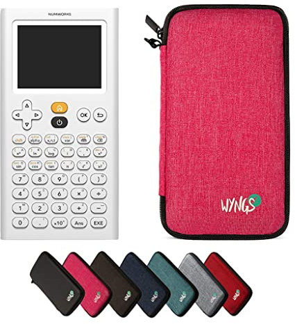 NumWorks inkl. WYNGS Schutztasche Pink - Grafikrechner - Basic Set
