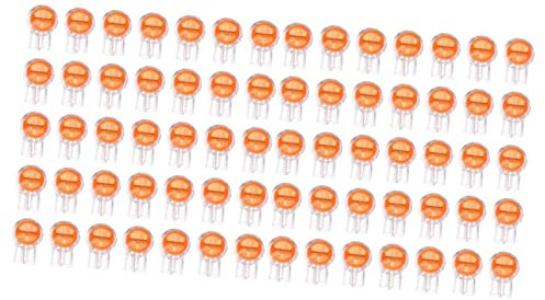 VILLFUL 400pcs Uy Butt Splice Connector Network Cable Terminal Crimp Connectors Easy Install