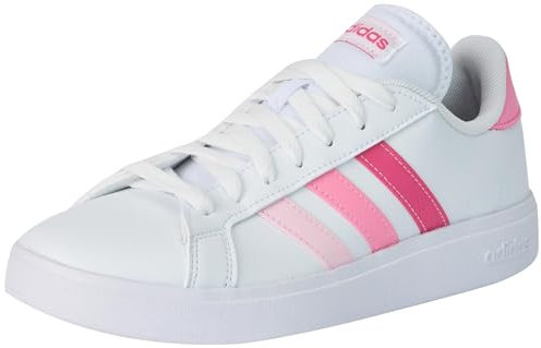 adidas Damen Grand Court Base 2.0 Shoes, Cloud white/bliss pink/clear pink, 38 EU