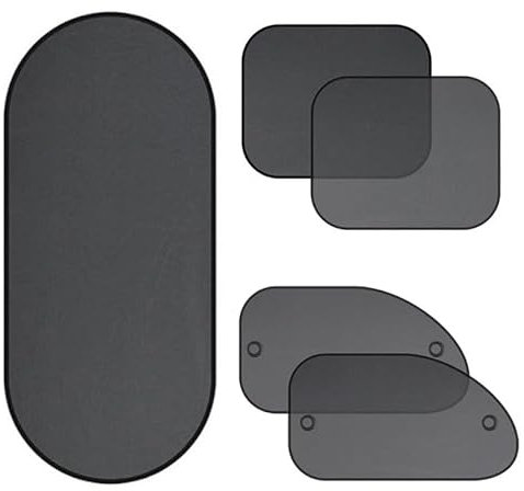 5 Stück Auto-Sonnenschutz Auto-Fensterschutz für Kinder, Baby, Haustier, UV-Strahlen/Sonnenlichtschutz, Auto-Seitenfenster, Sonnenschutz, Sichtschutzfenster, Rückseite, universelle Passform